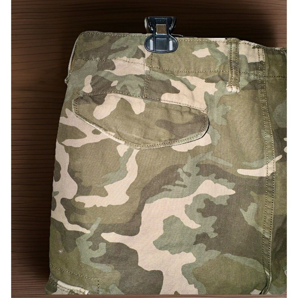 Gap Built Out Cargo Pants Men 34x32 Green Camo Utility Straight Leg Grunge 2016 - Picture 8 of 14